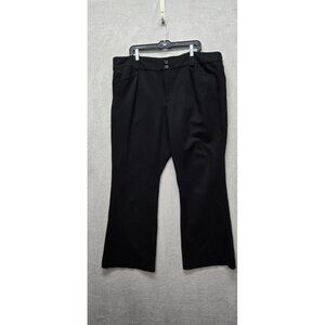 Torrid 26T Studio Trouser Boot Black Pants Stretch TALL Office Classic Basic